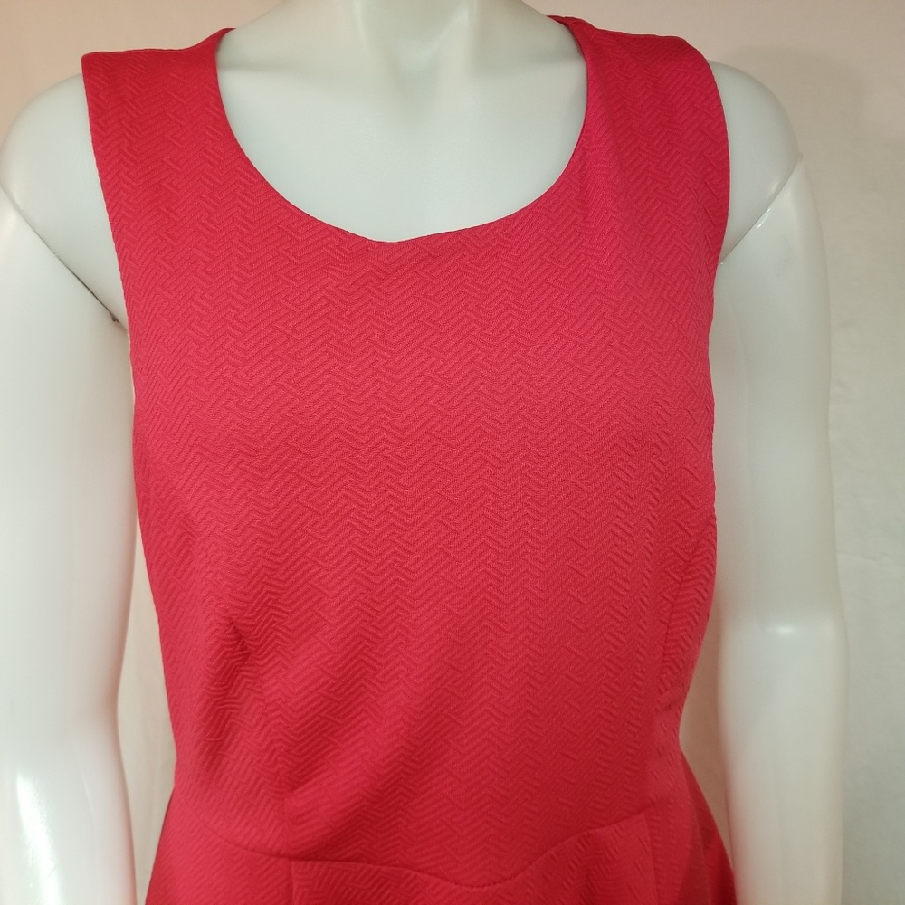 Forever 21 Size 1X Red Sleeveless Flare Dress